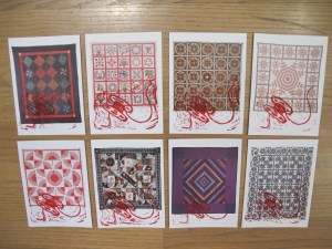 full selection of bobbin quilt cards
