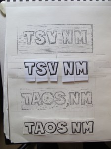 carved stamps for Taos and TSV