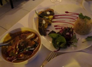 main course at Mango Lounge main course at Mango Lounge