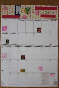 May calendar page
