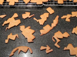 baked gingerbread scraps baked gingerbread scraps