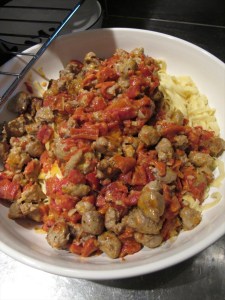 pasta with meat sauce