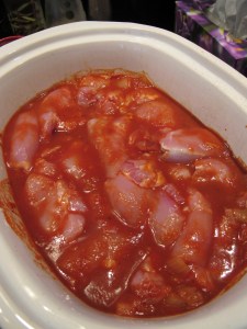 ready to go in the slow cooker