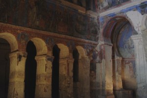 rock church archways