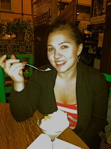 tasting the ice cream