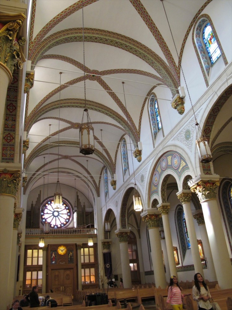 interior of St. Francis cathedral
