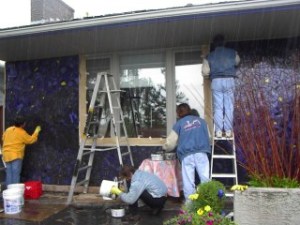 grouting tile - all hands on deck grouting tile - all hands on deck