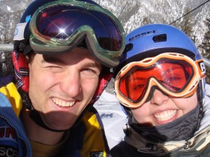 happy skiers happy skiers