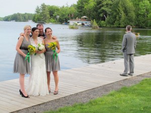 bride's family and groom