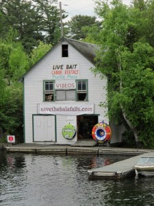 canoe rental and bait shop