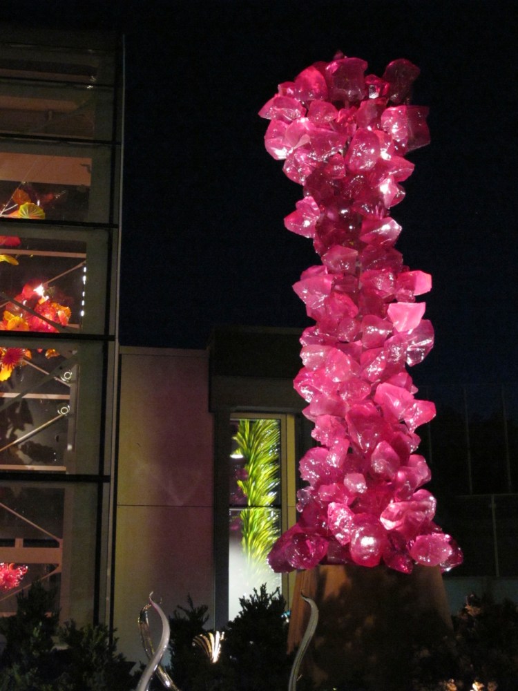 giant rock like glass