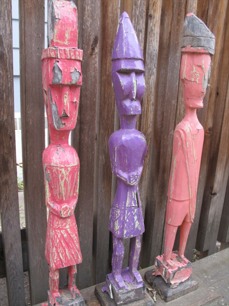 painted yard ornaments