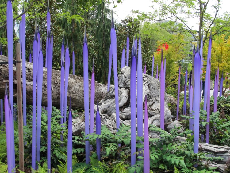 purple in Chihuly garden