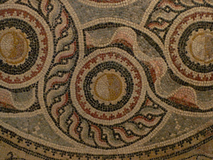 ancient mosaic tile