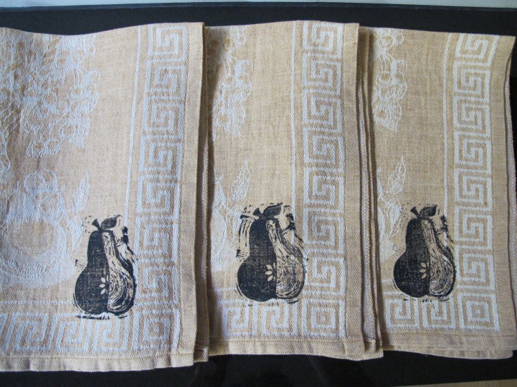 printed tea towels