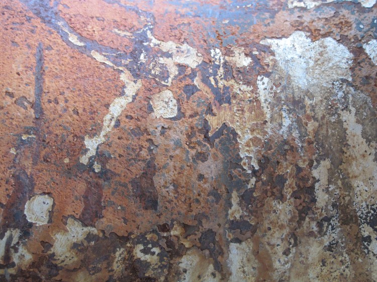 rusted metal