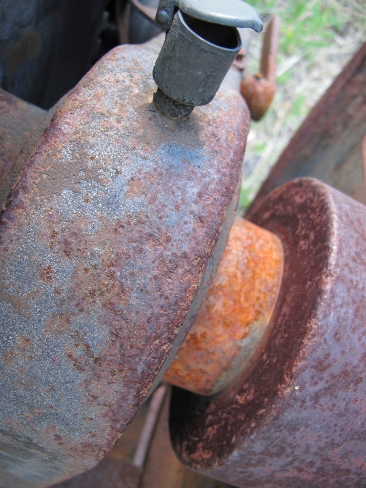 rusted metal