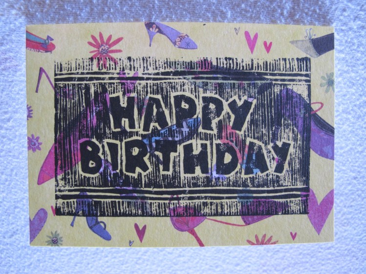yellow birthday card yellow birthday card