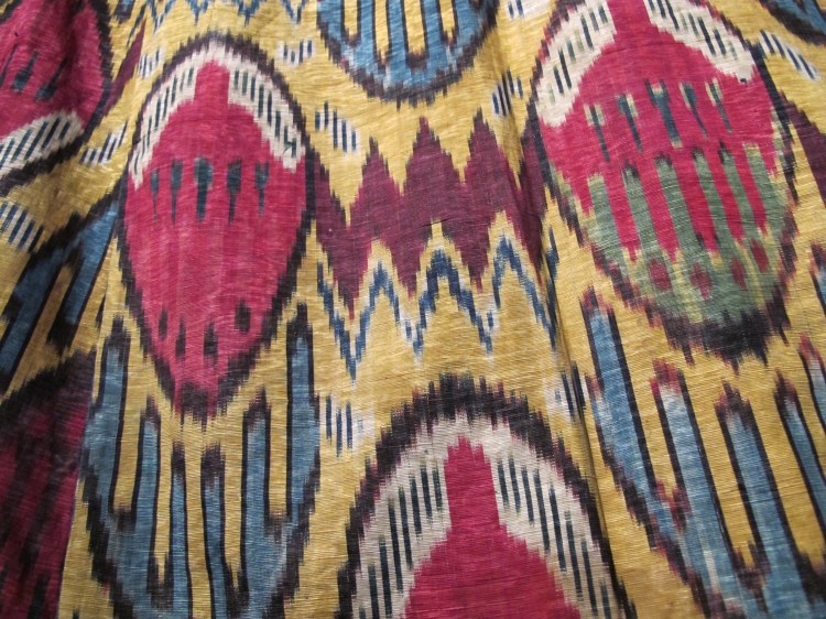 geometric ikat design