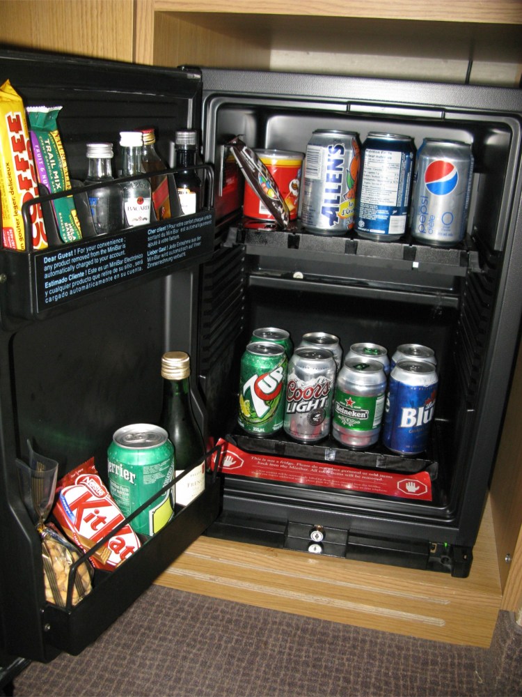hotel bar fridge