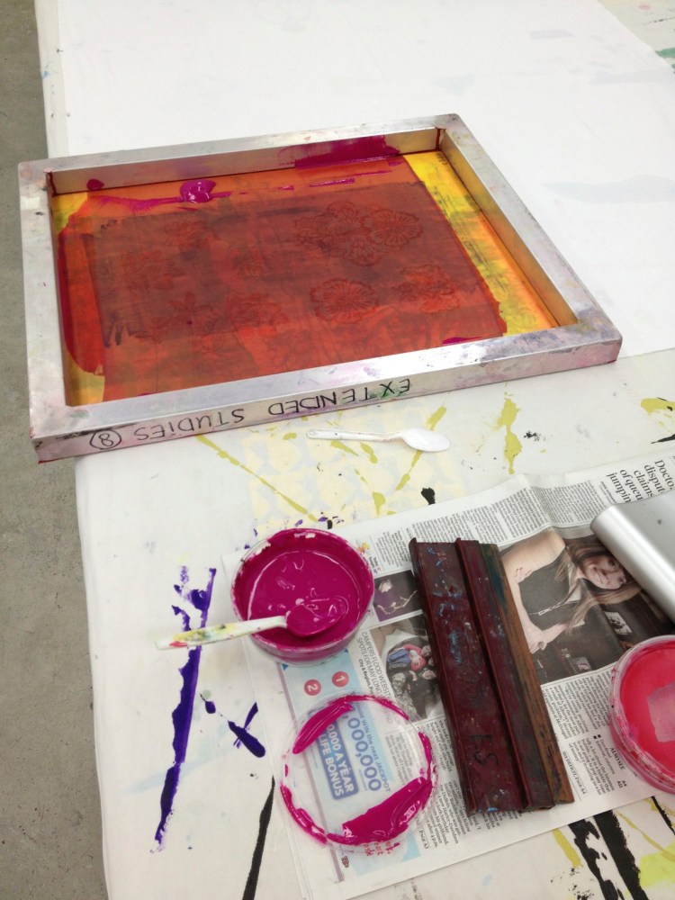 getting ready to print