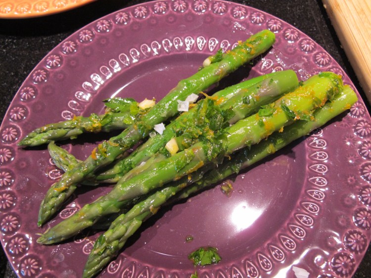 ready to serve asparagus