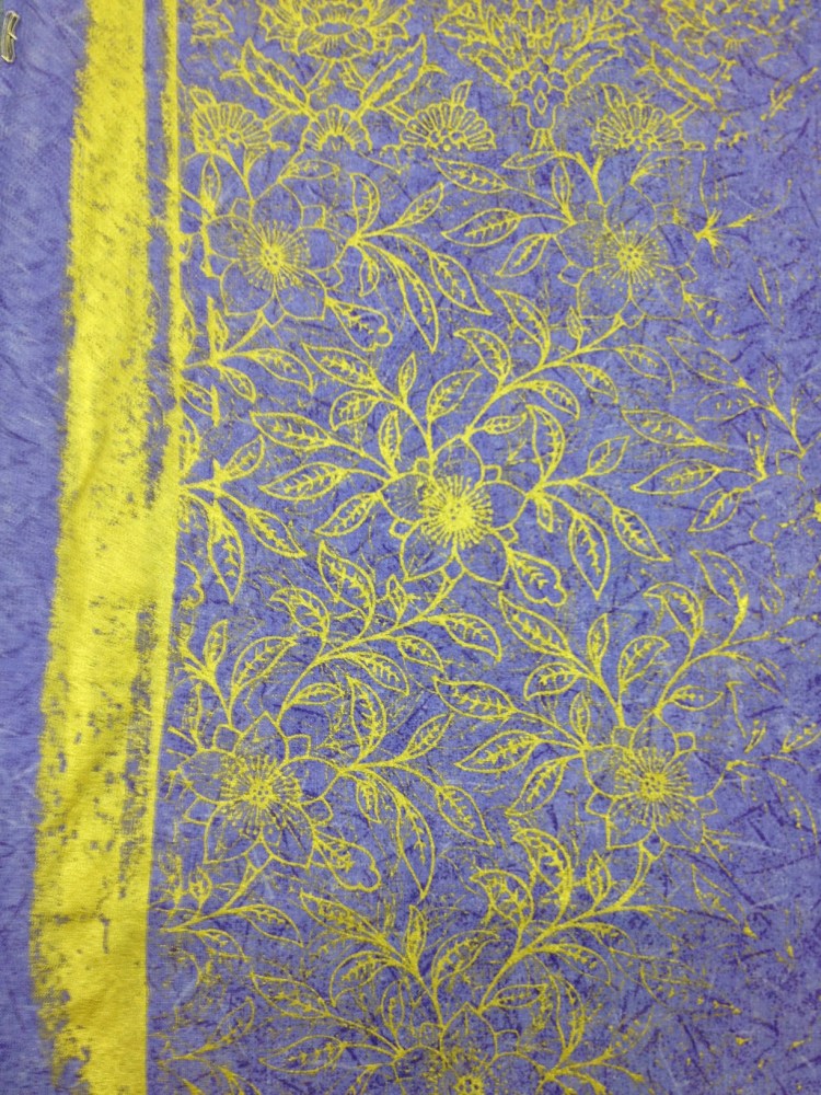gold ink on purple