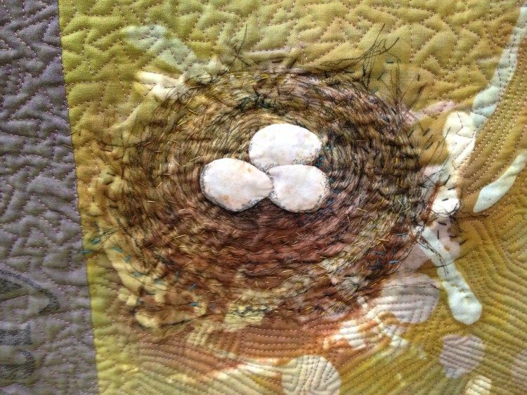 nest quilt detail - Catherine Nicholls