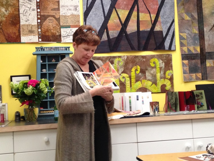 trunk show presentation by Catherine Nicholls