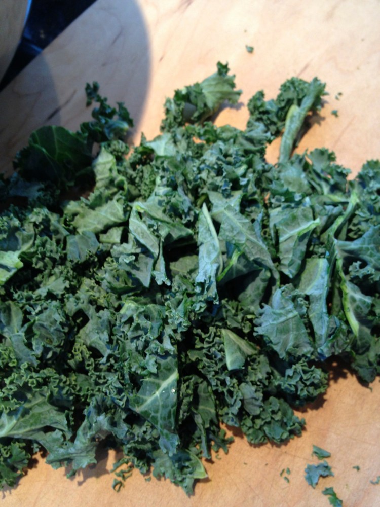chopped kale
