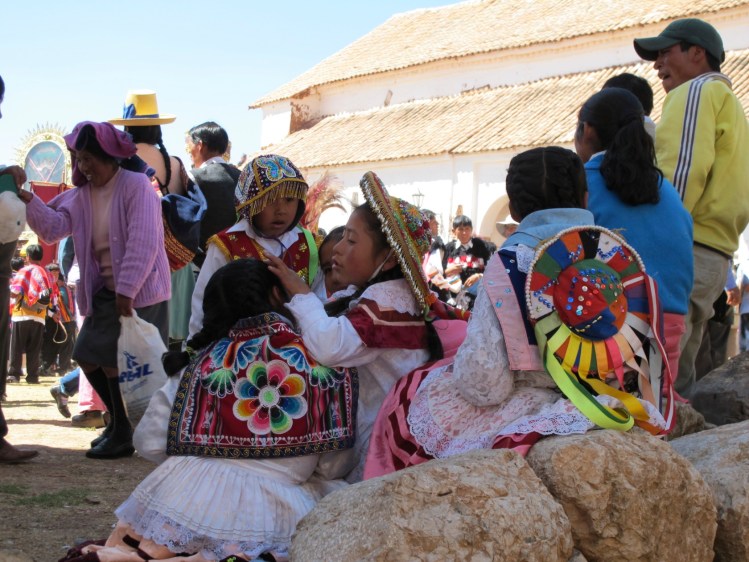 enjoying the festivities