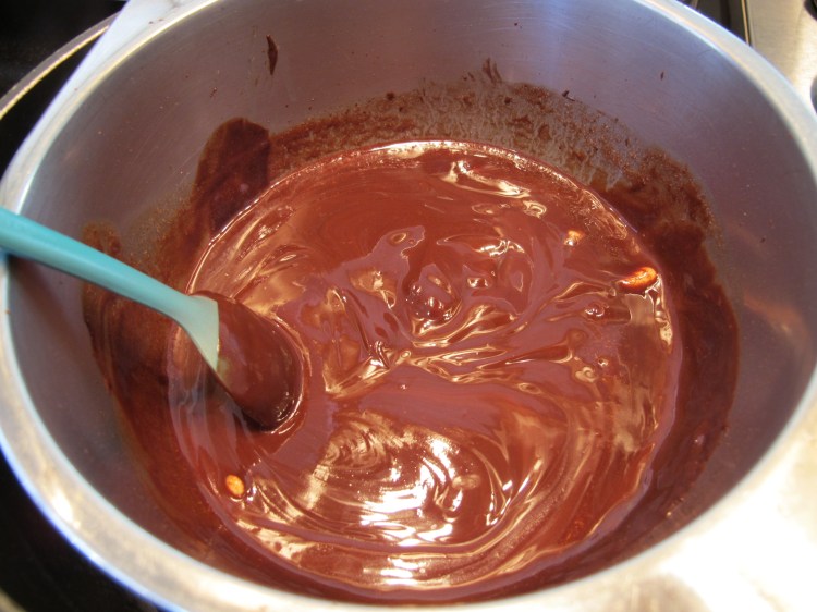 melted chocolate