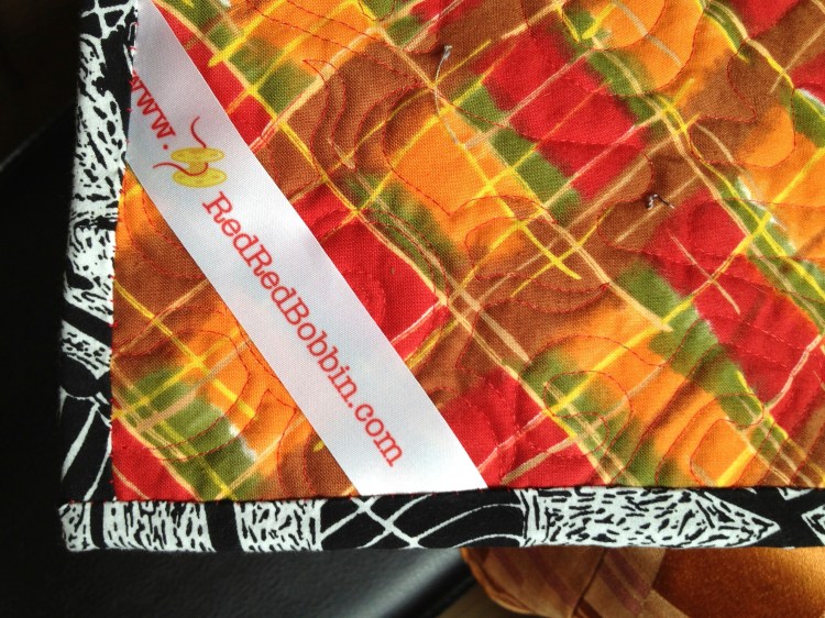 red red bobbin label