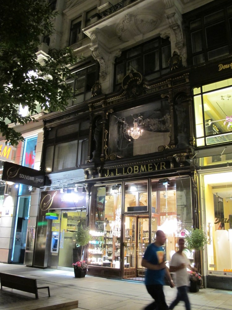Lobmeyr shop on Graben