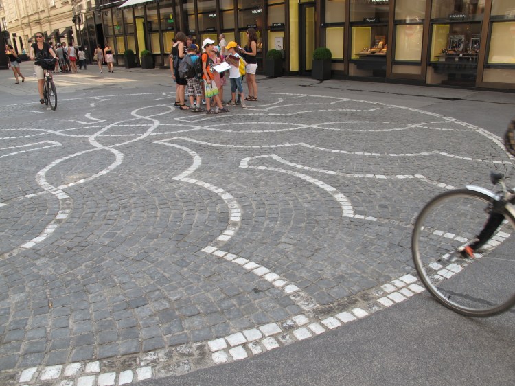street paving stone design