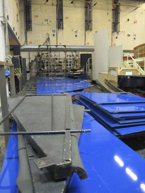 backstage, Vienna Opera House