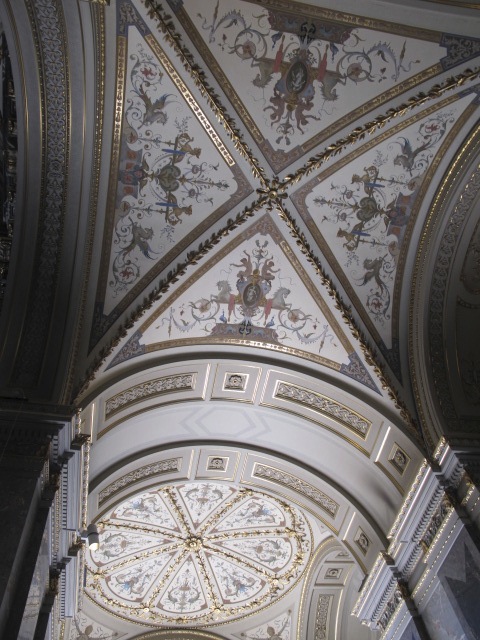 beautiful ceiling,  Kunsthistorisches Museum Vienna, Austria