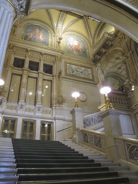 main staircase, Vienna Opera House