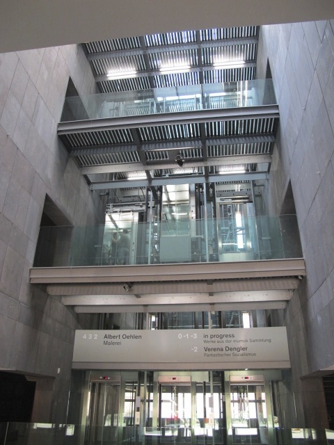 interior view, MUMOK, Vienna, Austria