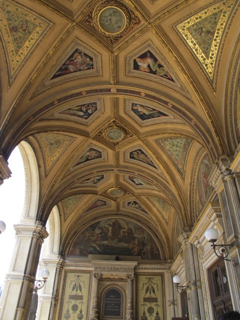 portico ceiling, Vienna Opera House