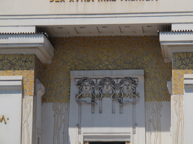 detail of Secession building, Vienna, Austria