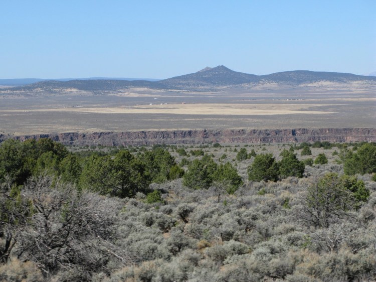 solitary New Mexico peak