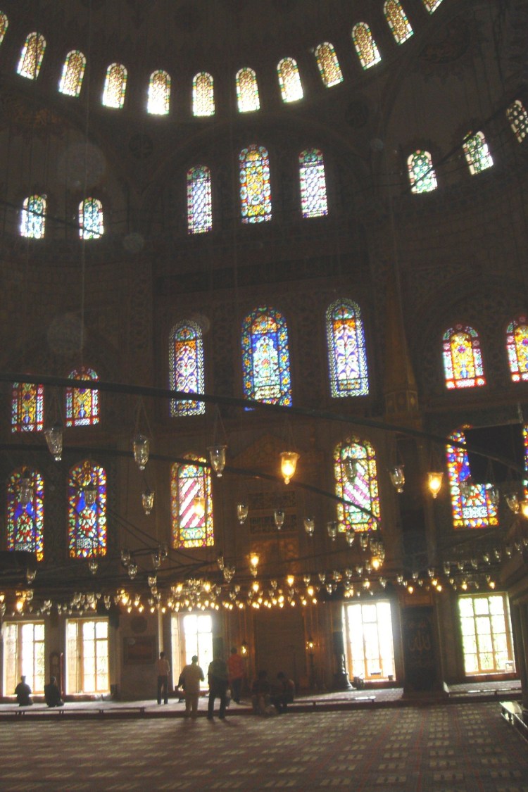 inside blue mosque