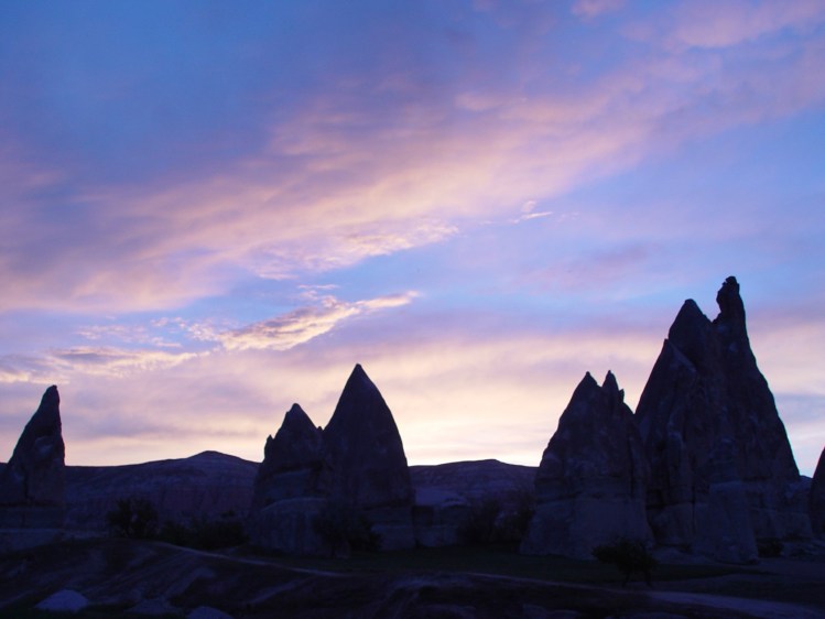 sunrise in Cappadocia