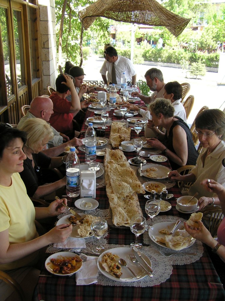 lunch in Turkey