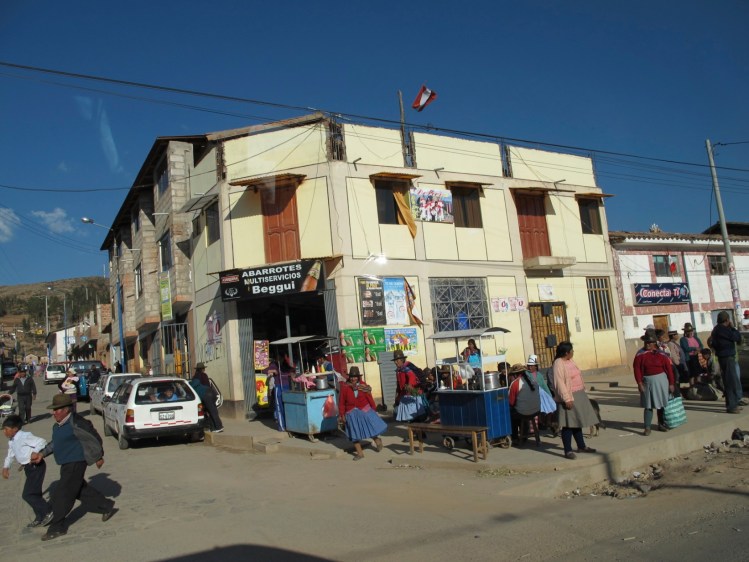 village street, Peru