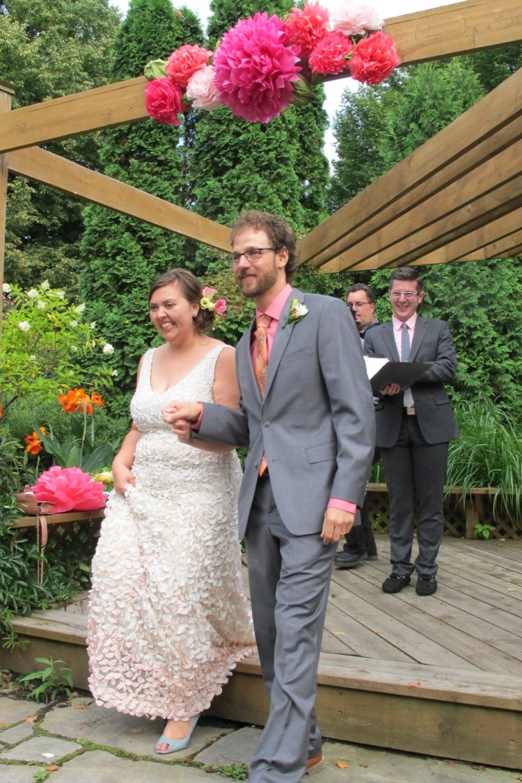 newly married couple