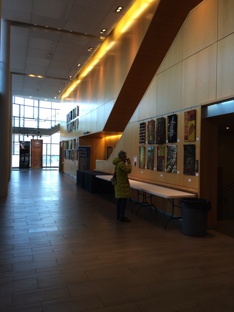 overall view of Richmond Hill Center for the Performing Arts exhibition space