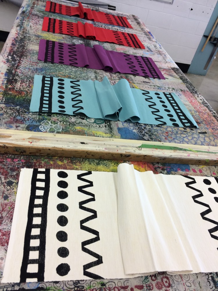 printed table runners